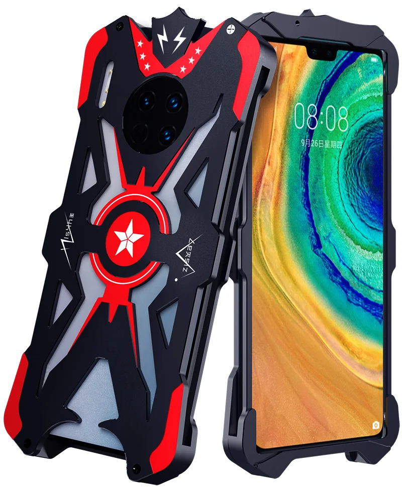 Для HUAWEI mate 30 Pro mate 30 чехол Роскошный Алюминиевый металлический бампер рамка Броня противоударный чехол для телефона чехол Тор Броня