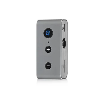 

Universal 3.5mm Bluetooth 4.2 Receiver Rechargeable Music Audio Adapter Hands-free Car Kit AUX A2DP Receiver Car Kit,