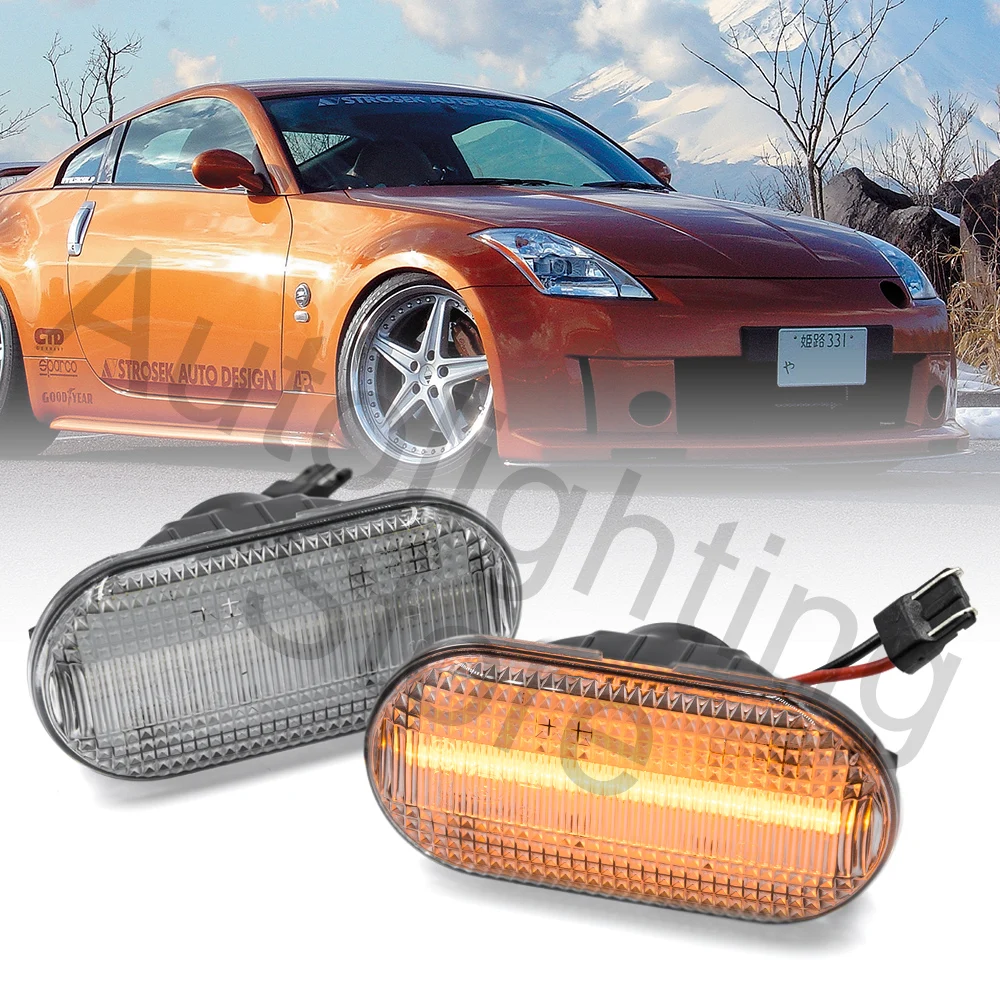 LED Turn Signal Side Marker Light for Nissan 350Z Z33 2003 2004 2005