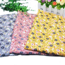 Lychee Life 50x145 см, ткань с цветочным принтом, Модные цветные ткани, ручная работа, швейные принадлежности для одежды, украшения