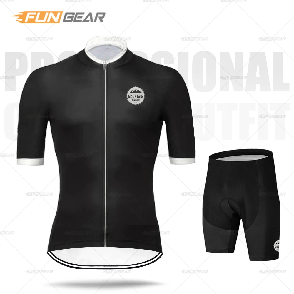 Normal Cycling Set Одежда для велоспорта Pro Team, одежда для велоспорта с коротким рукавом, комплект из Джерси для шоссейного велосипеда, летний спортивный костюм для триатлона, Быстросохнущий - Цвет: Normal Cycling Set
