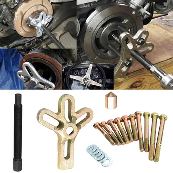 

13 PCs Car Crank Shaft Repair Hand Tool Gear Harmonic Balance Wheel Puller Set Remover Heavy Duty Auto Steering Damper