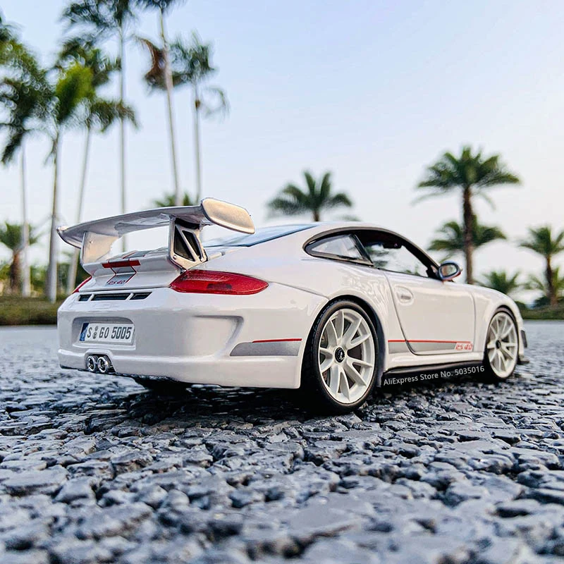 Bburago Porsche 911 GT3 RS 1/18 未開封・美品 Bburago 1/18 - Porsche 911/997 GT3 RS 4.0L - Black Diecast