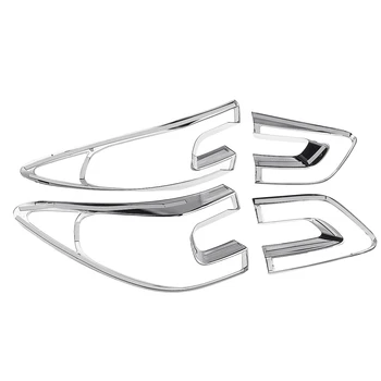 

4pcs Car Tail Light Cover Trim Frame ABS Chrome Decoration for Renault Kadjar 2015 2016 2017 2018 Chromium Styling Accessories