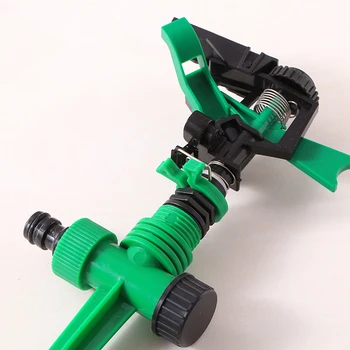 

New Garden Metal Spike Lawn Grass 360 Degree Adjustable Rotating Water Nozzle Impulse Sprinkler For Garden Irrigation System