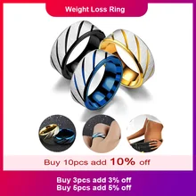 Магнитное медицинское кольцо для похудения из нержавеющей стали, инструменты для похудения, фитнес-кольцо для похудения, женское тонкое кольцо для ухода за телом