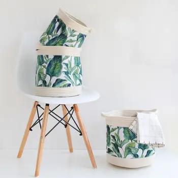 

Folding Cotton Storage Basket Red Green Various Sizes Household Outdoor Sundries Dirty Clothes Storage Basket Home Decorations