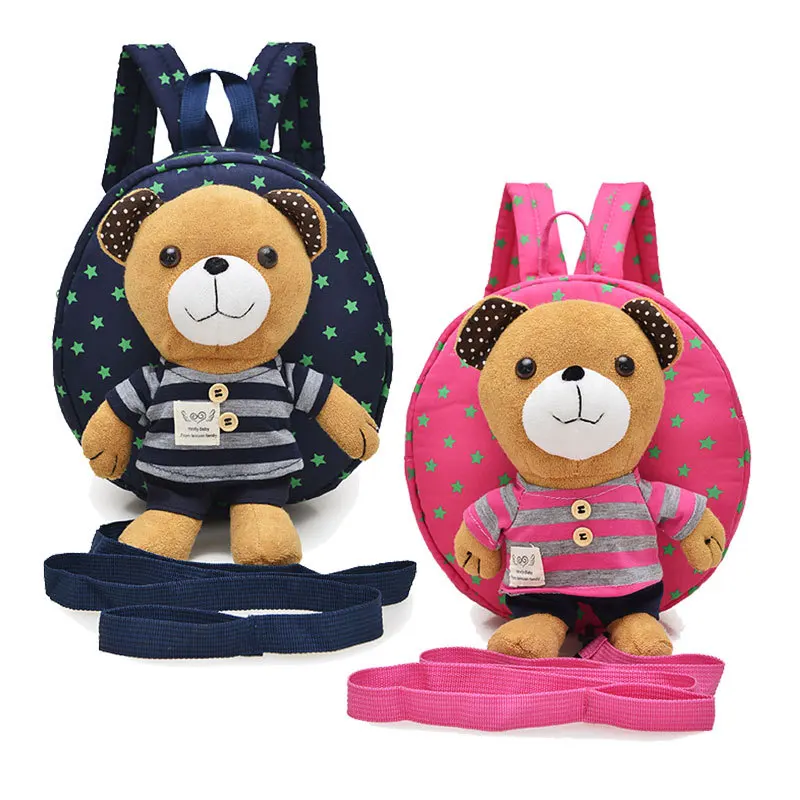 

Children Backpack Anti missing Bear Bag Baby Cute Shoulder Schoolbag Kindergarten 0-3T Year Old Backpack For Kids