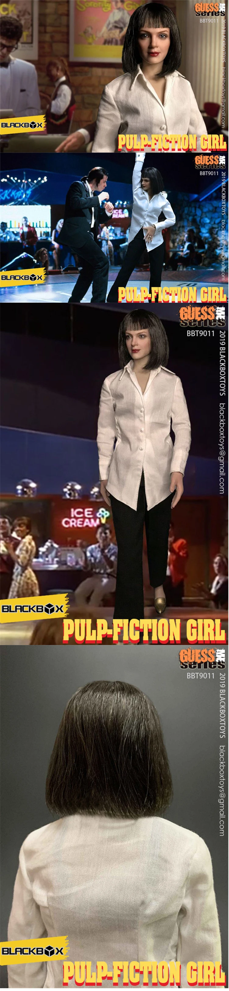 BLACKBOX 1/6 Pulpfiction девушка Женская Фигурка Набор BBT9011 догадаться меня серия