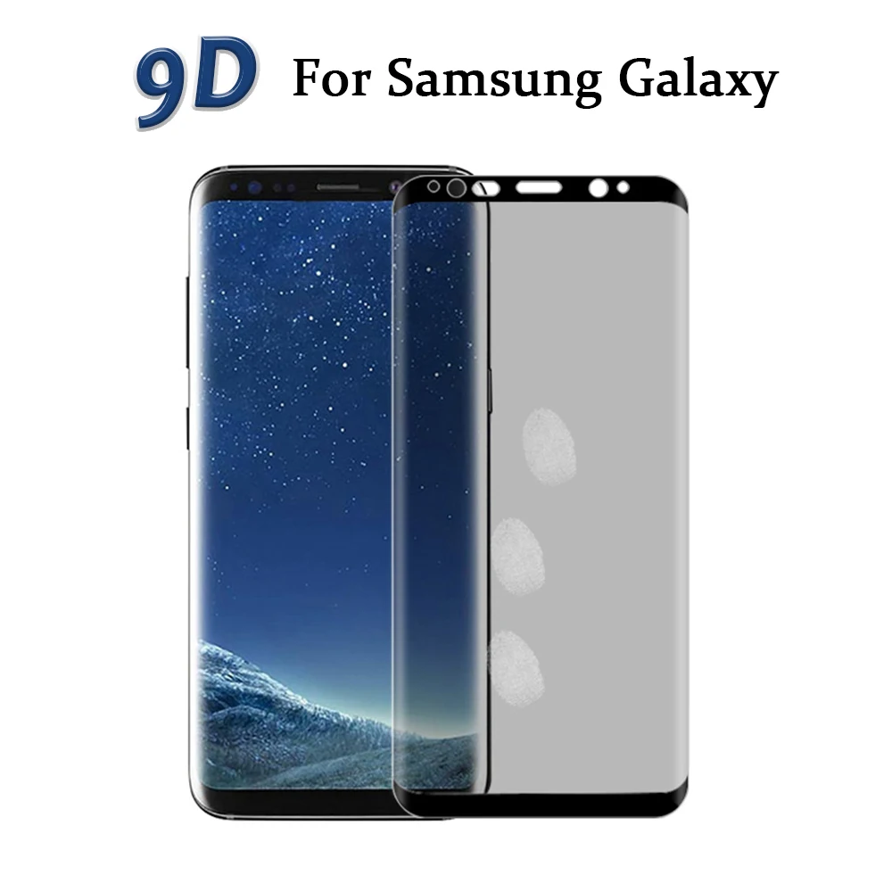 

9D Tempered Glass for Samsung Galaxy A6 A7 A8 Plus 2018 Glass Screen Protector for A6 Full Cover Curved Edge Protective Film