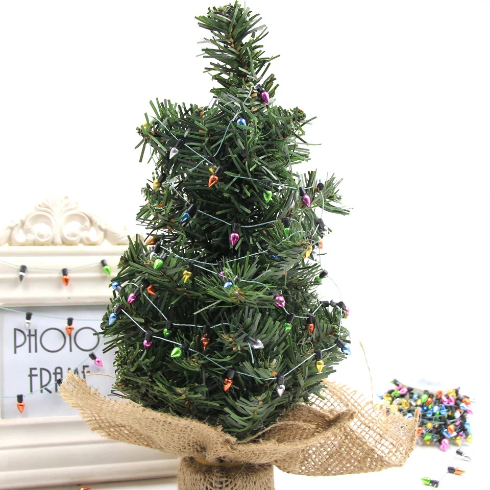 5M Christmas Garland DIY Bulbs Colorful Banner Xmas Tree Hanging Ornaments Christmas Party Birthday Decorations Home Supplies