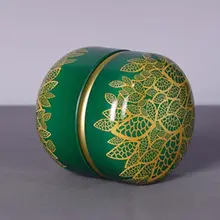 Мини жестяная коробка для хранения чая, кофе, конфет, круглый чехол, контейнер для свадебной вечеринки C63B