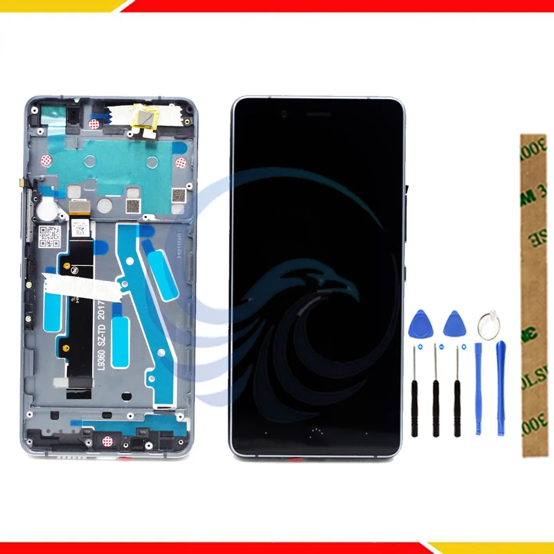 Протестированный ЖК-дисплей для BQ Aquaris X5 Plus ЖК-дисплей с сенсорным экраном в сборе с рамкой