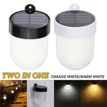 Светодиодный фонарь на солнечной батарее, водонепроницаемые лампы, 6 светодиодный Ночной светильник, уличные солнечные настенные лампы, уличный садовый светильник