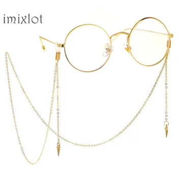 

Cuerda Gafas Limited Hot Sale Women Zinc Alloy Solid Sunglasses Chain Popular Metal Glasses Rope Pendant Jewelry