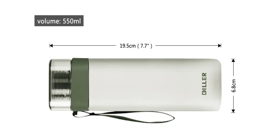 Upspirit, 550 мл, пластиковая Матовая бутылка для воды, большая емкость, чайник для питья, портативный, для спорта на открытом воздухе, путешествия, шейкер для протеина, посуда для напитков