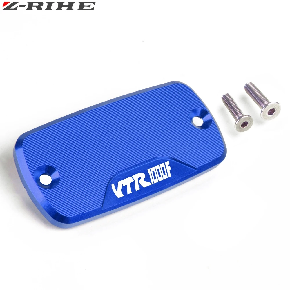 For HONDA VTR1000F VTR 1000F 1997-2007 Front Brake Clutch Cylinder Fluid Reservoir Cover Cap Motorcycle Accessories VTR1000 F - Цвет: Blue 1piece
