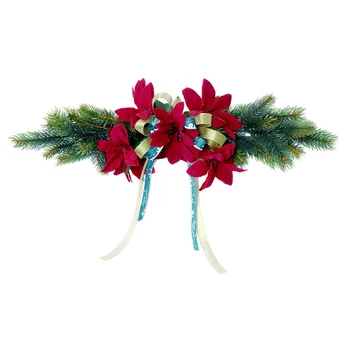 

1pc Simulation Flower Hangings Christmas Accessories American Style Decorations Lintel Decorations Shop Bar Decoration for Chris