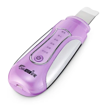 

Ultrasonic Skin Scrubber Refreshing Instrument Ultrasonic Ion Skin Cleaner Facial Cleansing Spatula Beauty Instrument
