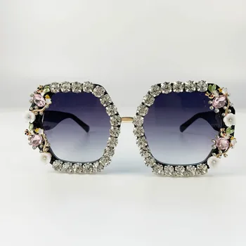 

Sunglasses, women in Europe and America, exaggerated metal wind, RETRO SUNGLASSES