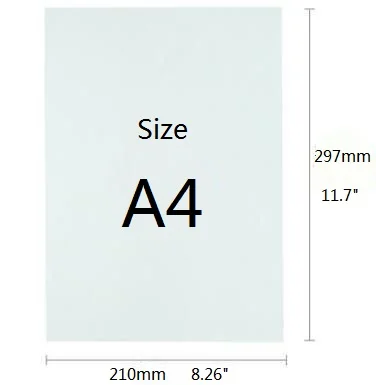 Size A4 Transparent Purple Clear Acetate Plastic PVC Binding Cover For Paper Documents Files Thickness 250micron