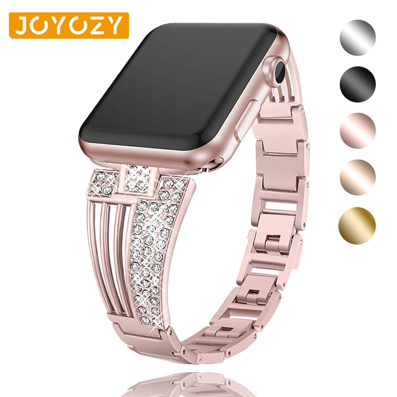 Ремешок для часов joyozy из нержавеющей стали apple watch 38 мм/40 мм/42 мм/44 мм сменный