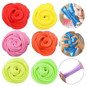 

Fluffy Foam Slime Clay Ball Supplies DIY Light Soft Cotton Slime Fruit Kit Cloud Craft Antistress Kids Toys for Children