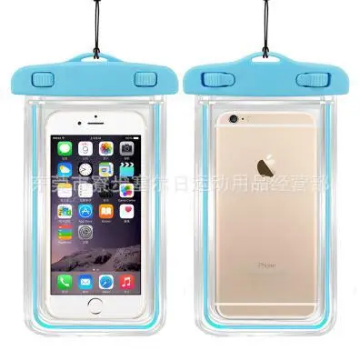 Night Light Sports Universal Waterproof Cellphone Bag Shining Outdoor Sports Creative-Waterproof Cellphone Bag