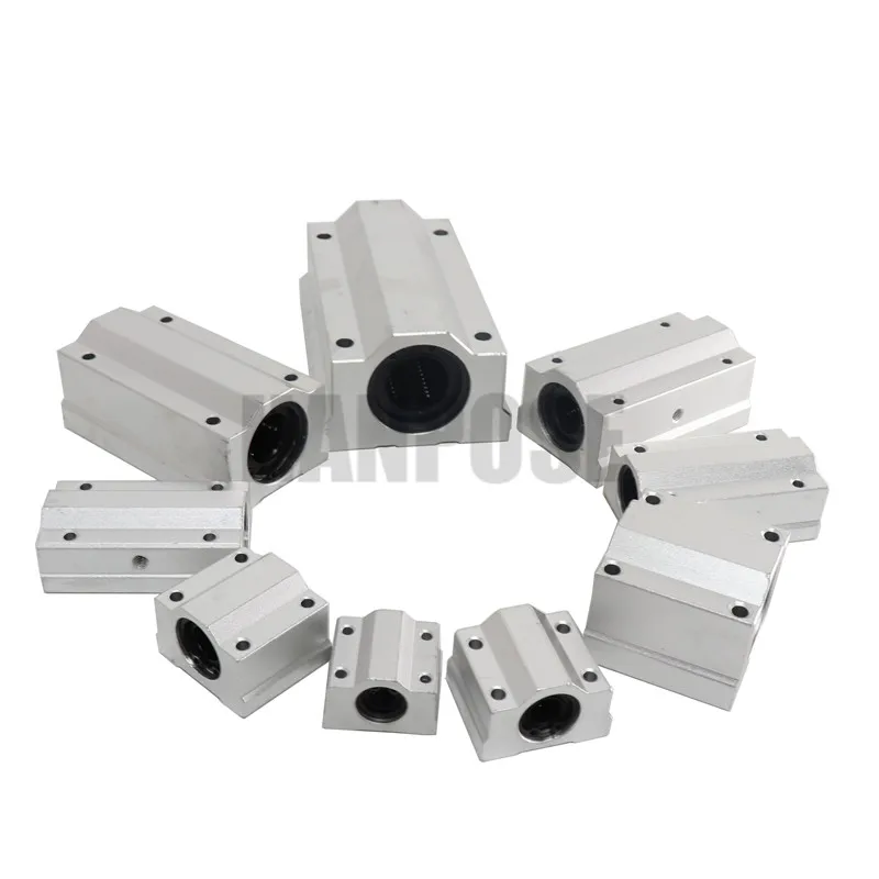4 шт. SCS8UU SCS6UU SCS10UU SCS8LUU SCS16LUU Линейный шарикоподшипник Pellow Bolck