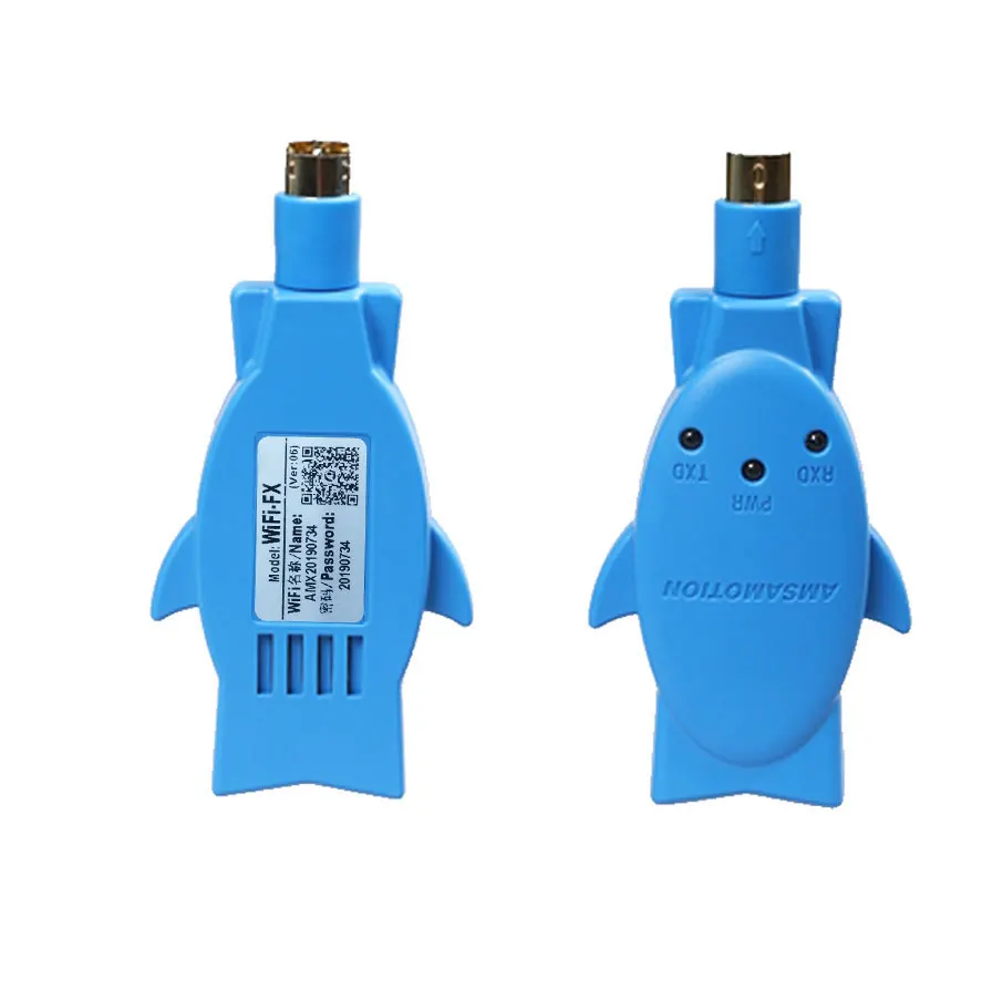 Wifi беспроводной адаптер программирования для FX серии Заменить plc USB-SC09-FX ПЛК Коммуникационный кабель MD8 Pin к RS422