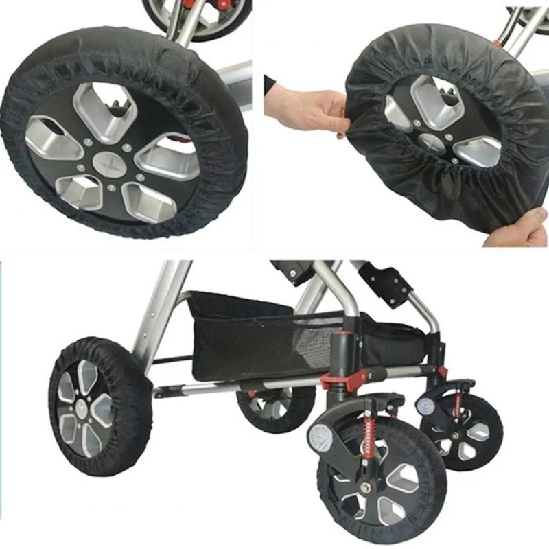 

Baby Carriage Stroller Wheel Cover Bebe Pram Pushchair Wheels Harness Waterproof Dust-proof Dirty-proof Cover Bag 3 Size Choose