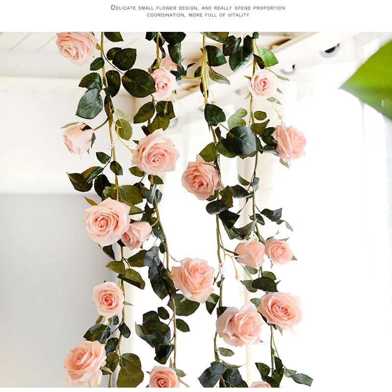 6pcs/set Wedding Centerpiece Beautiful colorful Artificial Flower Rose for decoration - Цвет: Pink rose