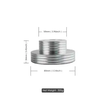 

Aluminum Record Stabilizer Turntable Bubble Level LP Vinyl Disc Stabilizer