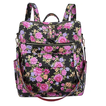 

New Arrival Fashion Female Backpack Leopard Print Multipurpose PU Leather Handbag Shoulders Bag for Women