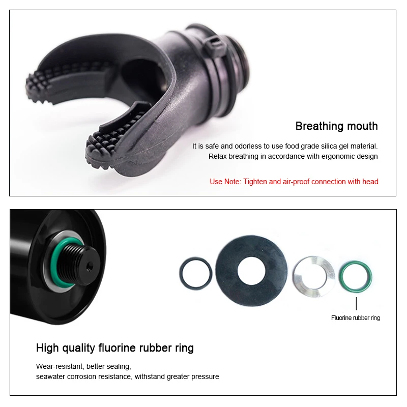 Oxygen Cylinder Head 0.5L Oxygen Cylinder Head Scuba Respirator Part Diving Regulator Breather with Gauge Water Sports Oxygen Cylinder Head 0.5L Oxygen Cylinder Head Scuba Respirator Part Diving Regulator Breather with Gauge Water Sports