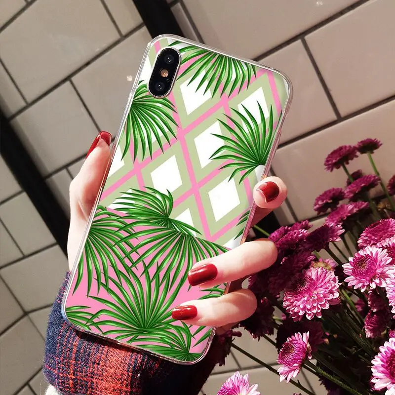 Palm tree Leaves Plant Flower pattern