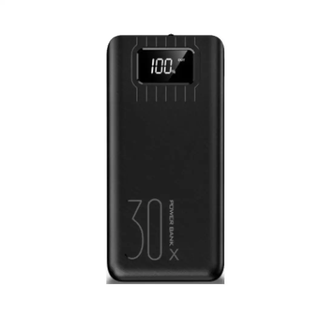 

3 USB Port Power Bank Phone 30000mAh Large powerbank DC5V2A Capacity Portable Home, Casual Charger Micro