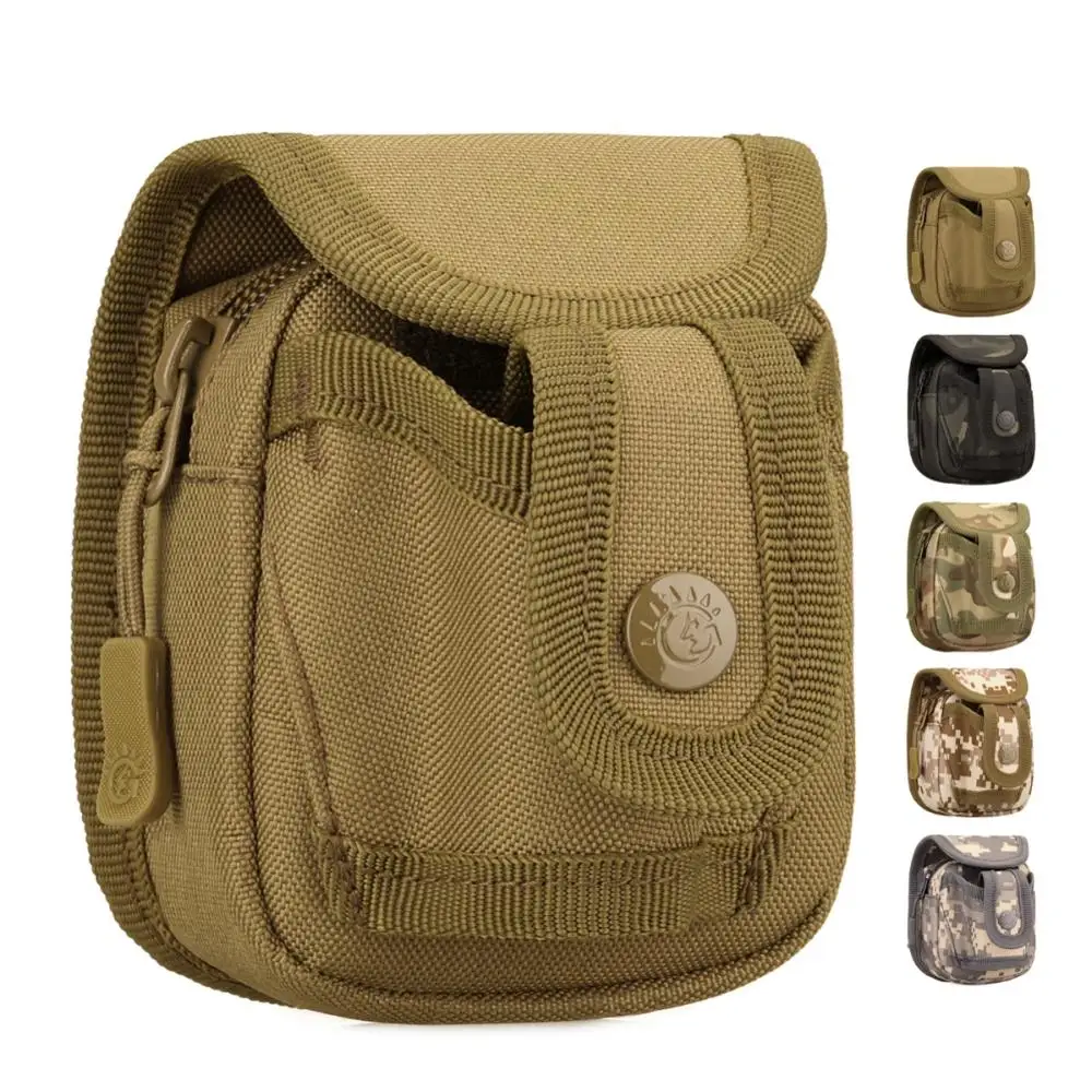 1PC City Jogging Bags Sport Bags Steel Ball Nylon Slingshot Bag Back Through Belt Durable 12cm Outdoor