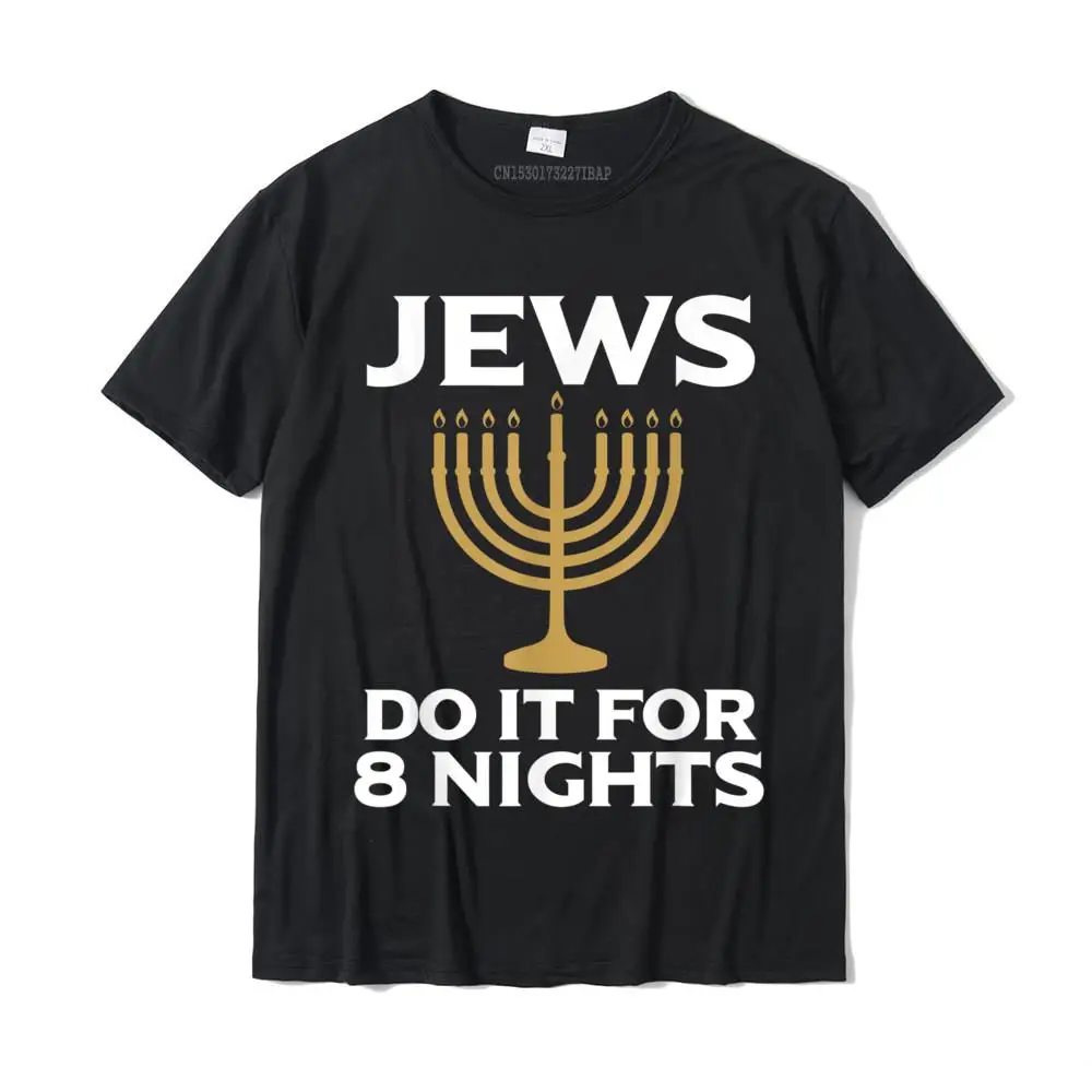 Gli Ebrei Lo Fanno Per 8 Notti Divertente T-Shirt Ebraico Con Menorah Divertente Fitness T-Shirt Attillate T-Shirt Da Uomo In Cotone Geek