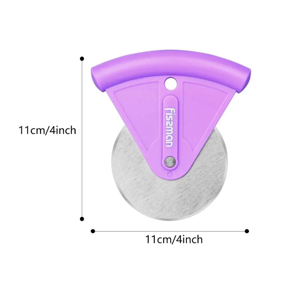 Cortador de Pizza con rueda de acero inoxidable utensilios para cortar pan herramientas de cocina