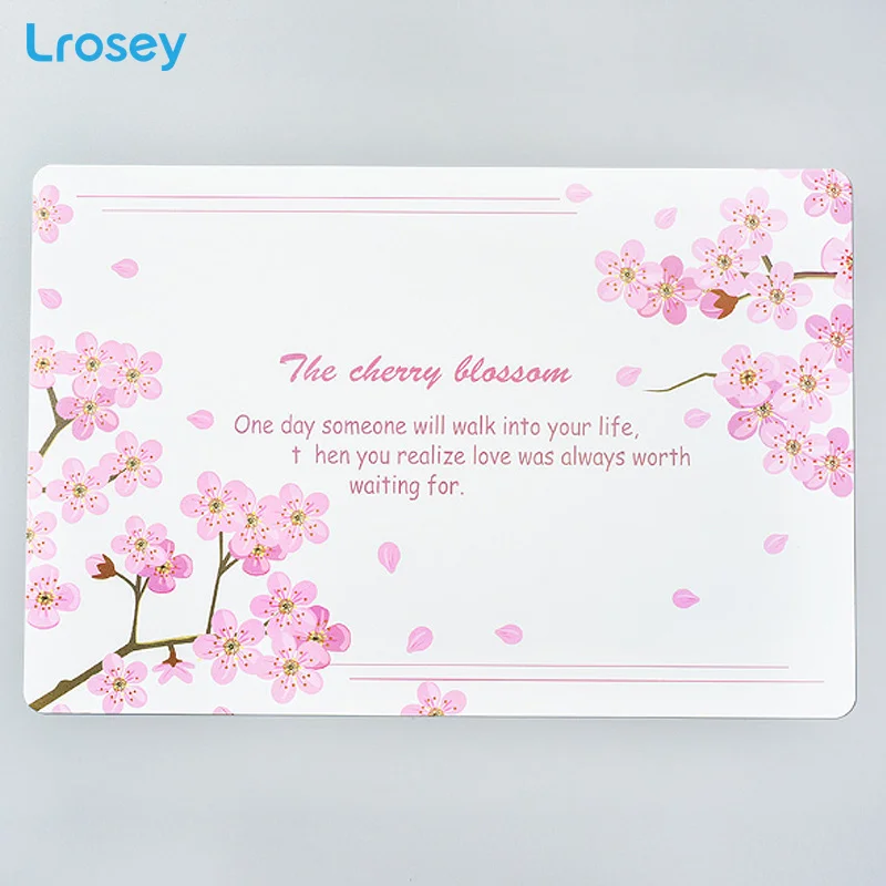 Cherry blossoms Ван Гог Настольный коврик теплоизоляция подставка для кофе подставки под чашки ПВХ кухонный инструмент для домашнего декора Противоскользящий водонепроницаемый коврик - Цвет: Cherry blossoms