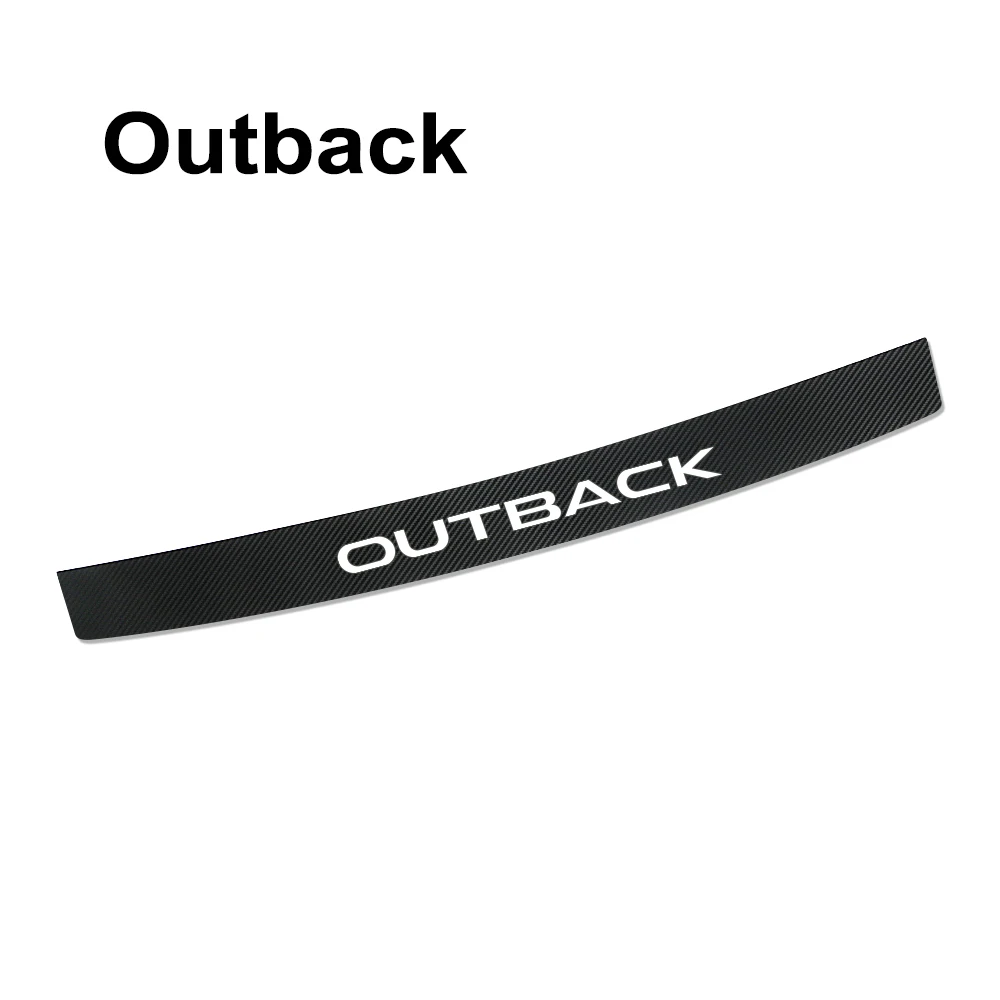 For Outback Наклейки на багажник автомобиля, декоративные наклейки на задний бампер для Subaru Forester Impreza XV Ascent Legacy BRZ Outback WRX, аксессуары - Название цвета: For Outback