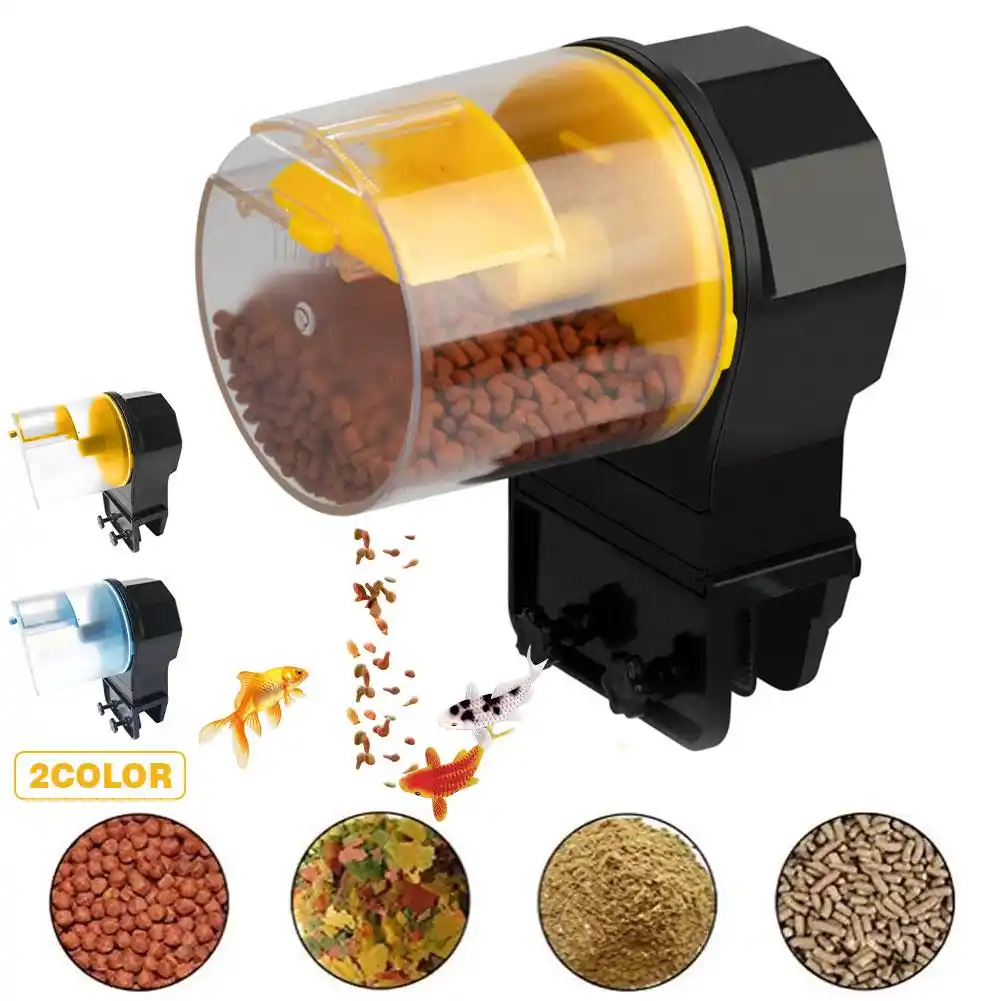 battery operated fish feeder
