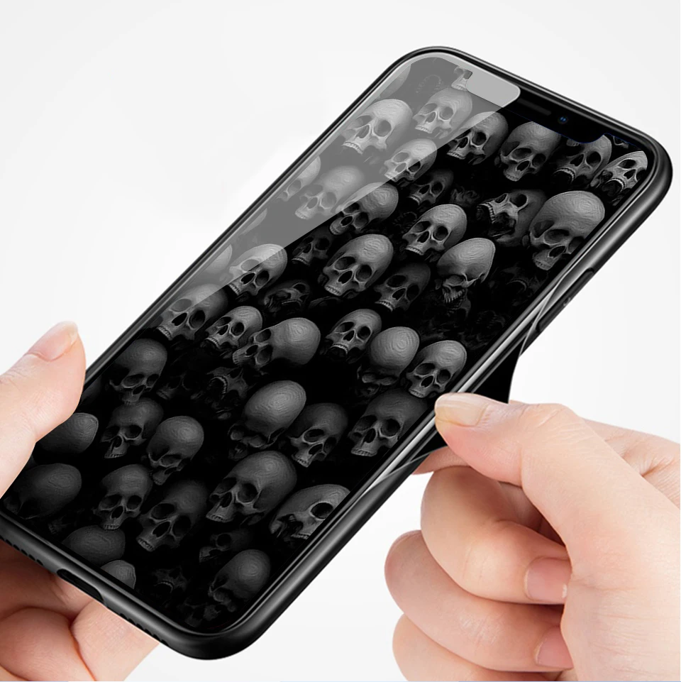 Для OnePlus 6 6-7 лет, 7Pro звездным узором закаленное Стекло чехол для телефона для 1+ 6 6-7 лет, полный защитный TPU силиконовая окантовкка сзади жесткий корпус