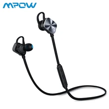 Наушники Mpow Bluetooth 4,1 Беспроводные спортивные наушники водонепроницаемые наушники-вкладыши стерео наушники с микрофоном CVC 6,0 шумоподавление