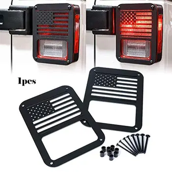 

For Jeep Wrangler Tail Light Cover Car Rear Tail Light Flat Car Brake Light Flat Protection Frame Car Accessories