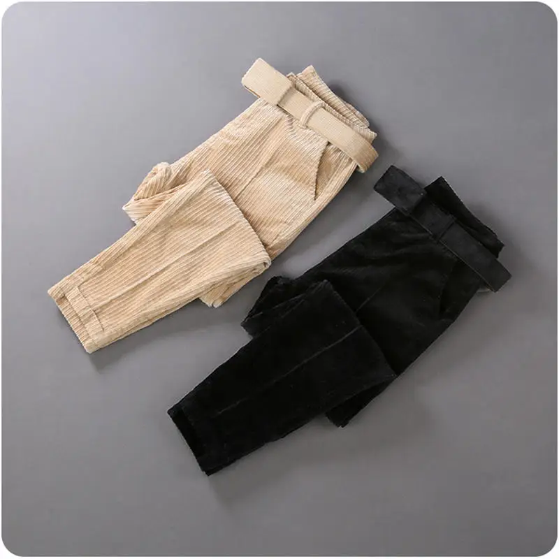 

Vintage High Waist Corduroy Pants Women Casual Harem Pants Femme Loose Streetwear Warm Thick Corduroy Pants Women Trousers Q1876