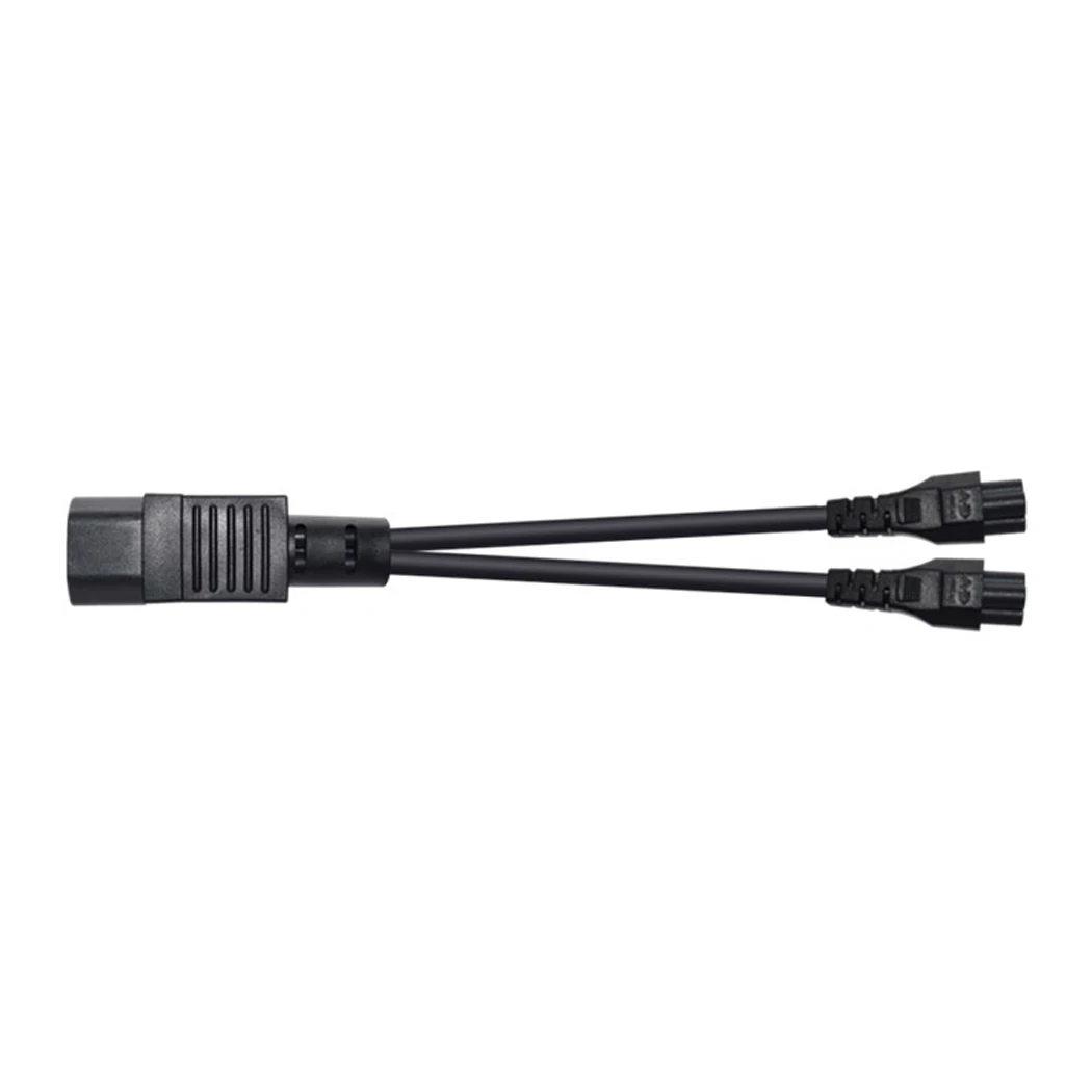 JORINDO 0,3 м/0.9FT удлинить IEC320 C14 на два C13 силовые кабели-переходники, C14 штекер на двойной C13 Женский шнур питания переменного тока