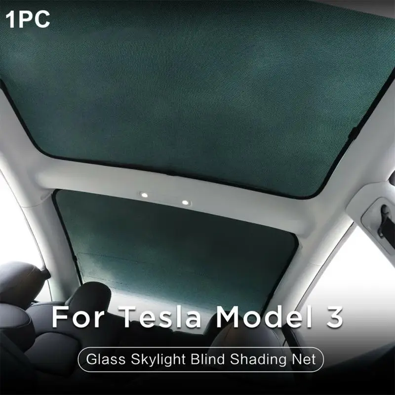 Крыша автомобиля окна слепой сетки Открытый Skylight Зонт дышащий для Tesla модель 3