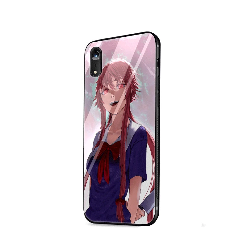 Чехол из ТПУ стекла для iPhone 5 5S SE 6 6S 7 8 Plus iPhone 11 Pro XR X XS максимальный Чехол аниме Mirai Nikki дневник будущего клиента